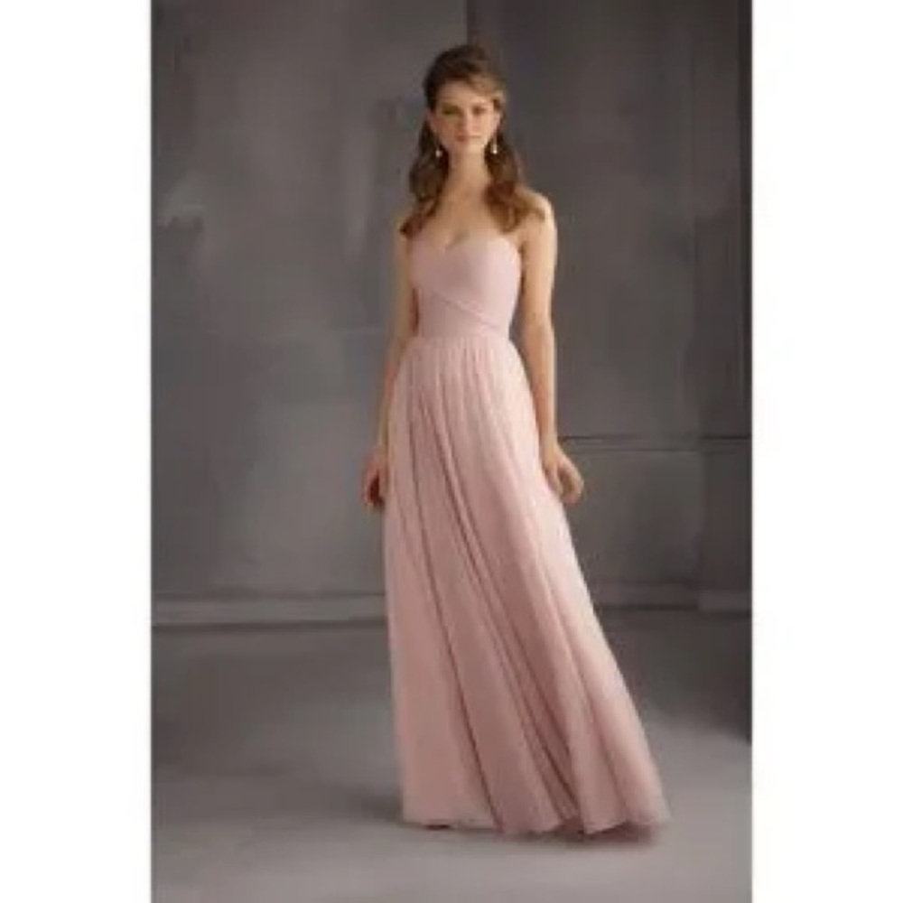 Angelina Faccenda Bridesmaids by Morilee Dress Blush & Sweetheart Strapless - Picture 3 of 12